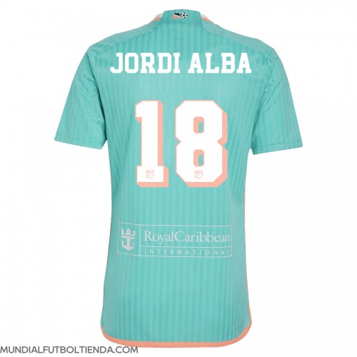 Camiseta Inter Miami Jordi Alba #18 Tercera Equipación Replica 2024-25 mangas cortas